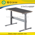 electric siting to standing desk frame with telescopic beam length